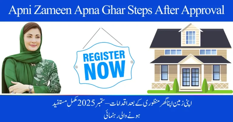 Apni Zameen Apna Ghar Steps After Approval – September 2025 Complete Beneficiary Guide