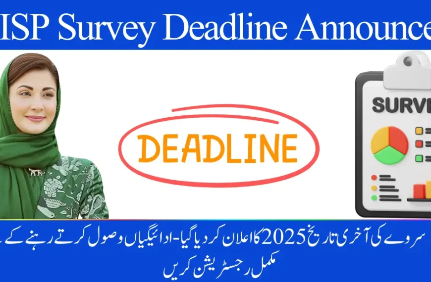 BISP Survey Deadline 2025 Announced – Complete Registration Now to Keep Receiving Payments