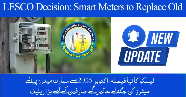 LESCO New Decision: Smart Meters to Replace Old Ones from October 2025 Big Relief for Consumers