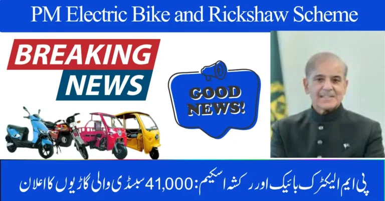 PM Electric Bike and Rickshaw Scheme 2025: Govt Announces 41,000 Subsidized Vehicles for Youth and Low-Income Earners